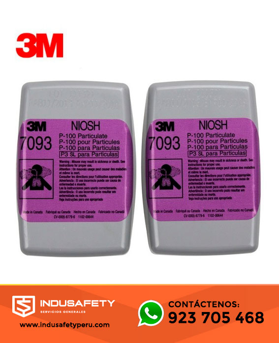 Filtro 7093 3M (P100) Filtro 7093 3M (P100)