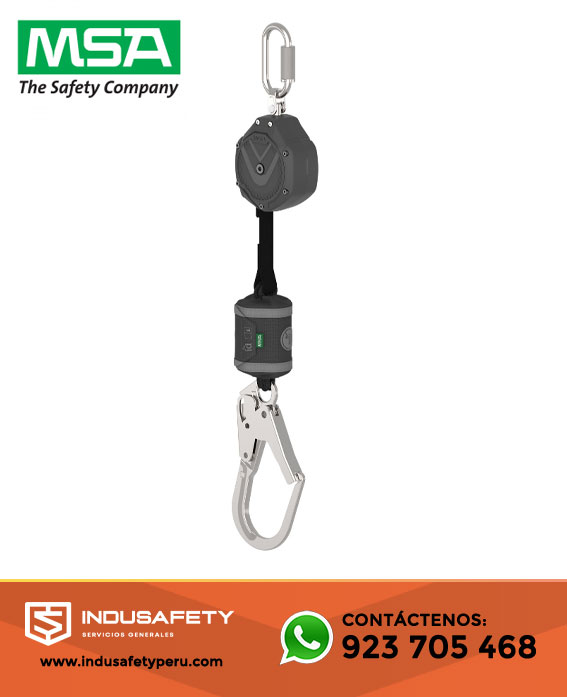  BLOQUE RETRACTIL MSA 1.80 mts  DE CINTA NYLON - VSOHW-011-NF-A   