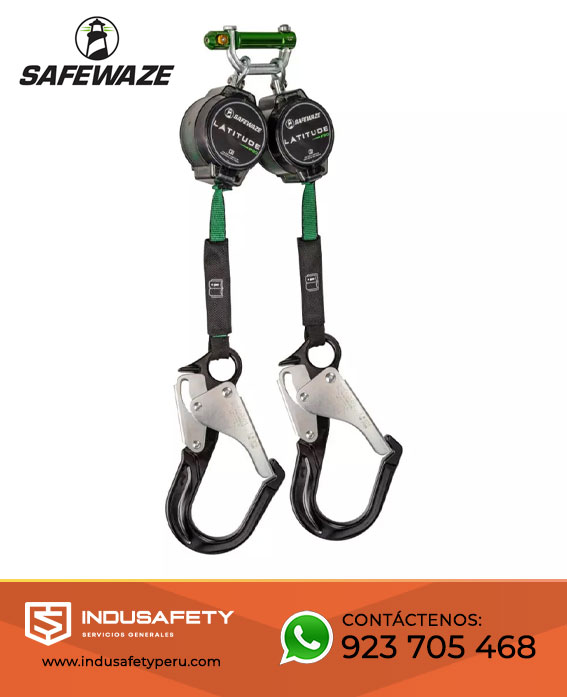  BLOQUE RETRÁCTIL DUAL 7'(2,1 MTS) SAFEWAZE – 018-5027 